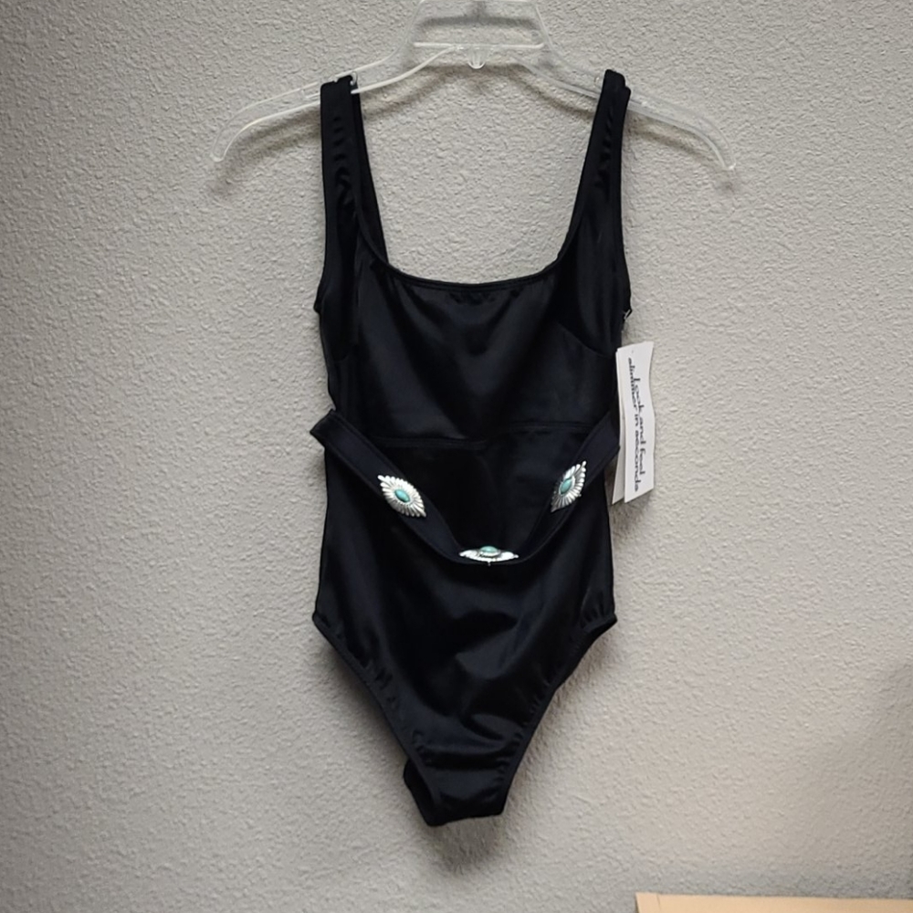 Magicsuit Black one piece with jewels
